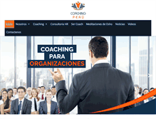 Tablet Screenshot of coachingperu.com